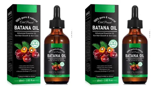 Batana Oil Original – Crecimiento Rápido del Cabello, Repara Caída y Cabello Dañado