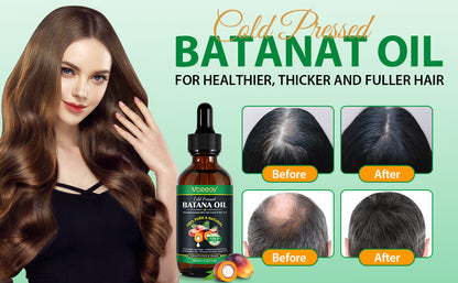 Batana Oil Original – Crecimiento Rápido del Cabello, Repara Caída y Cabello Dañado